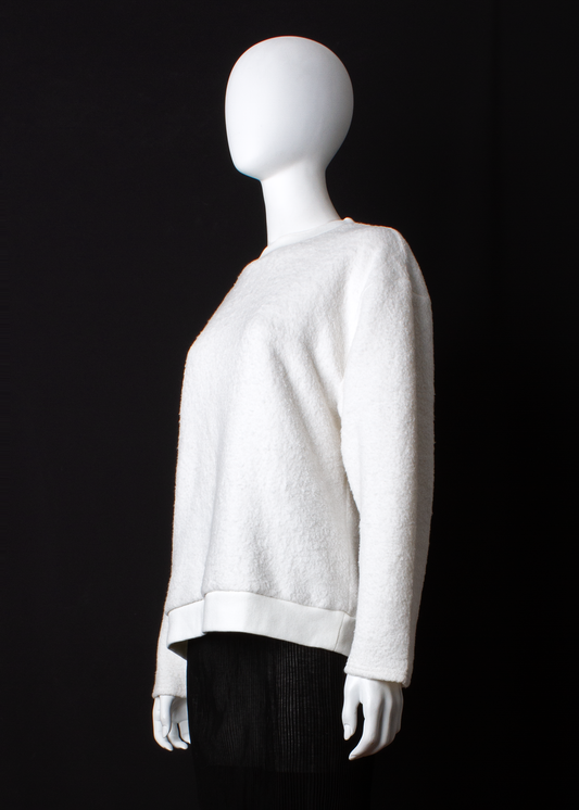ARCHIVE 30120 - fuzzy white sweatshirt
