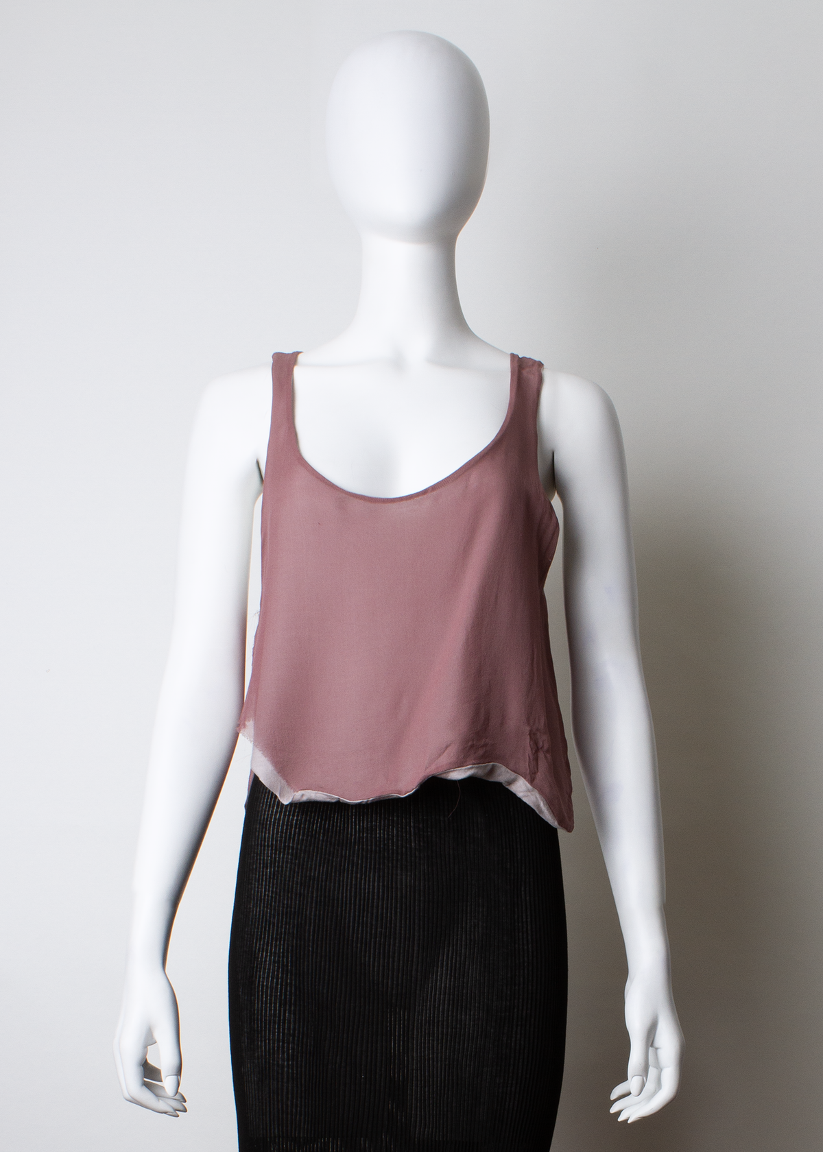 ARCHIVE 30166 - wine silk tank