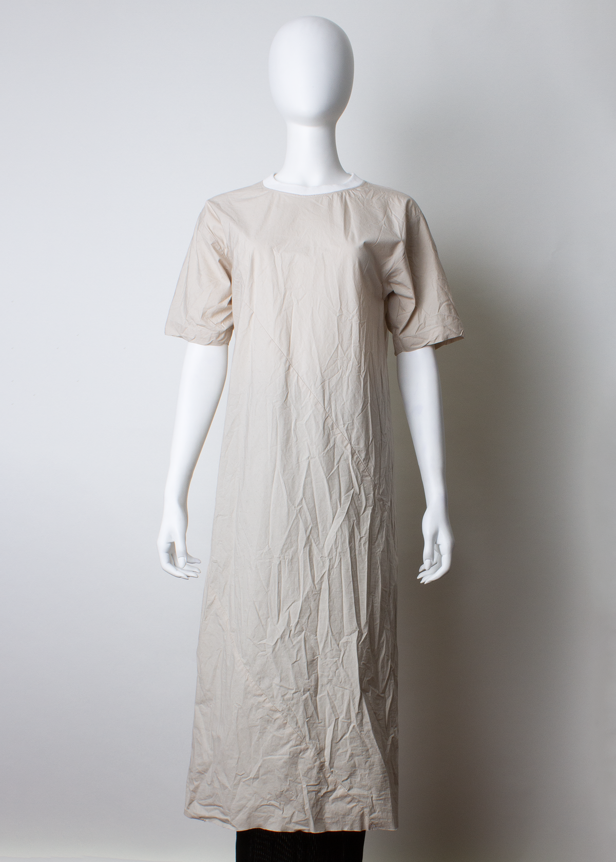 ARCHIVE 30169 - beige bias cut dress