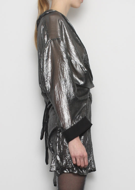 ARCHIVE 50010 - silk jumpsuit silver