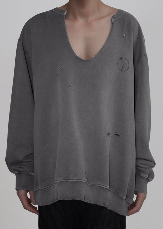 PC_104_05 System sweatshirt vintage gray