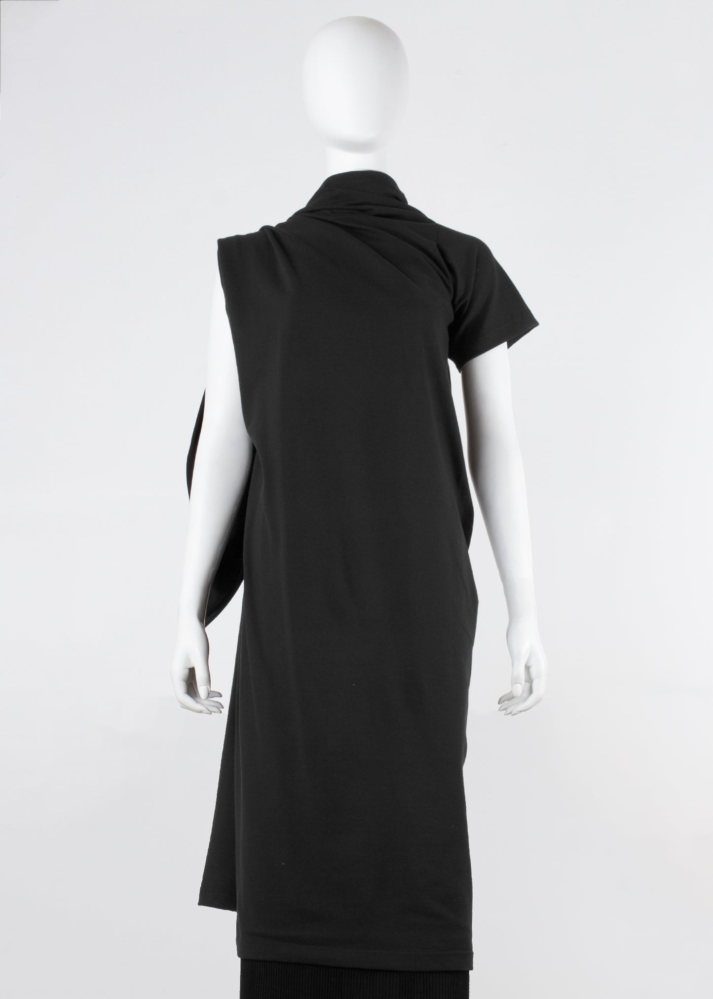 trammel dress - black piqué