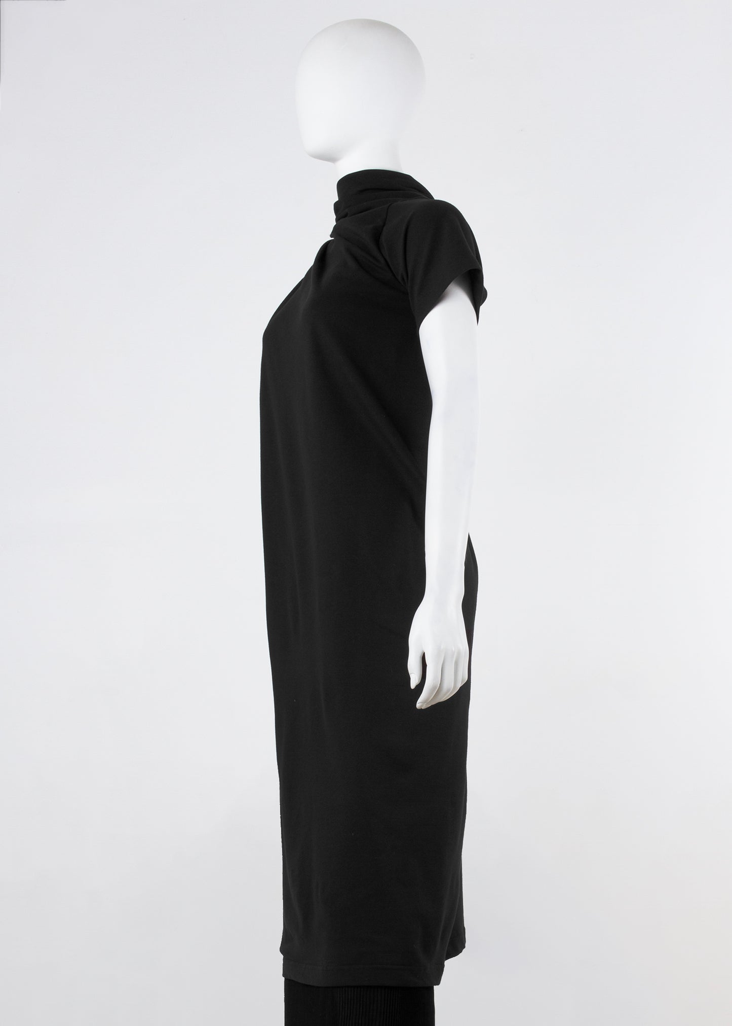 trammel dress - black piqué