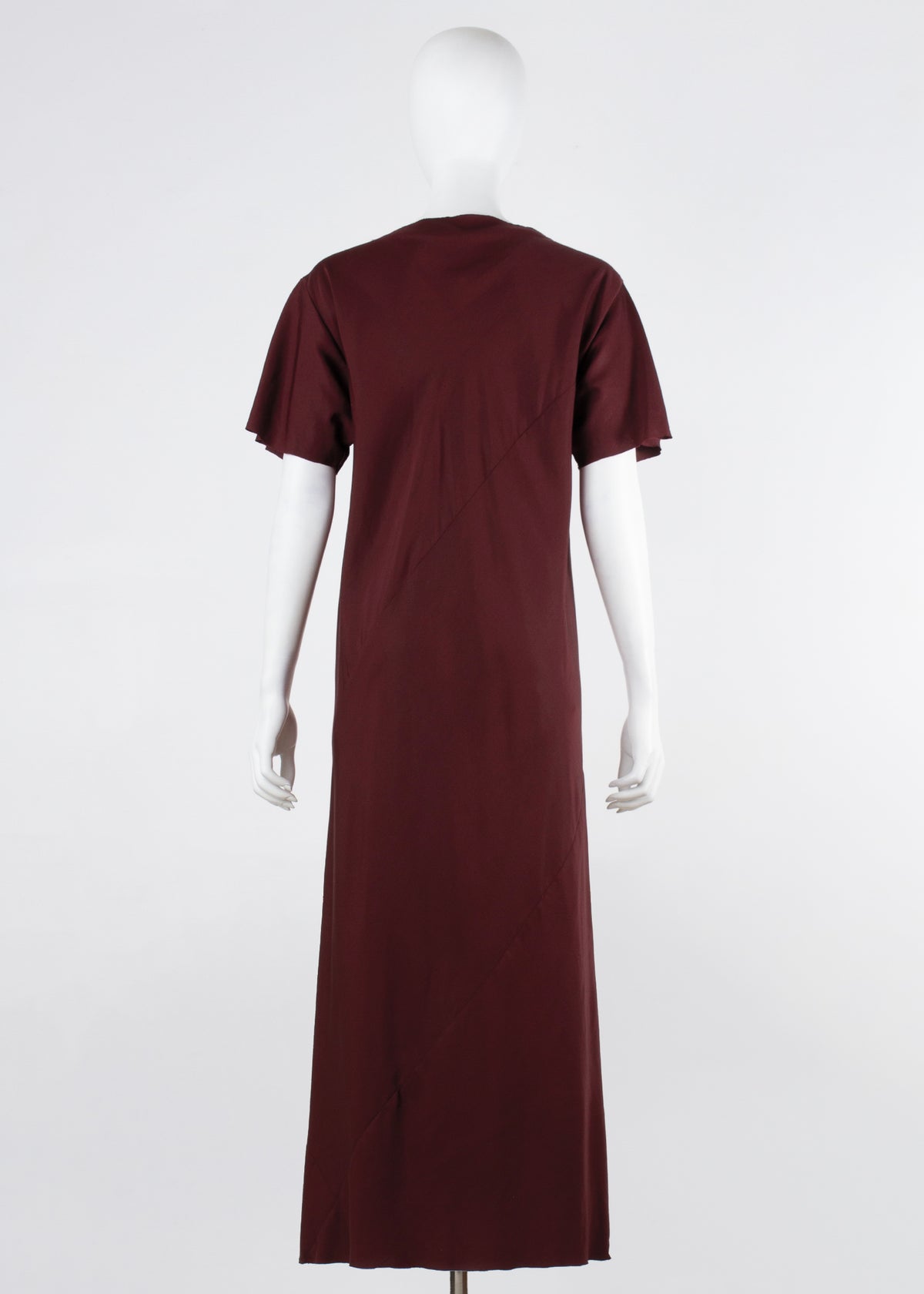 ARCHIVE whorl dress - wine