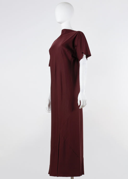 ARCHIVE whorl dress - wine