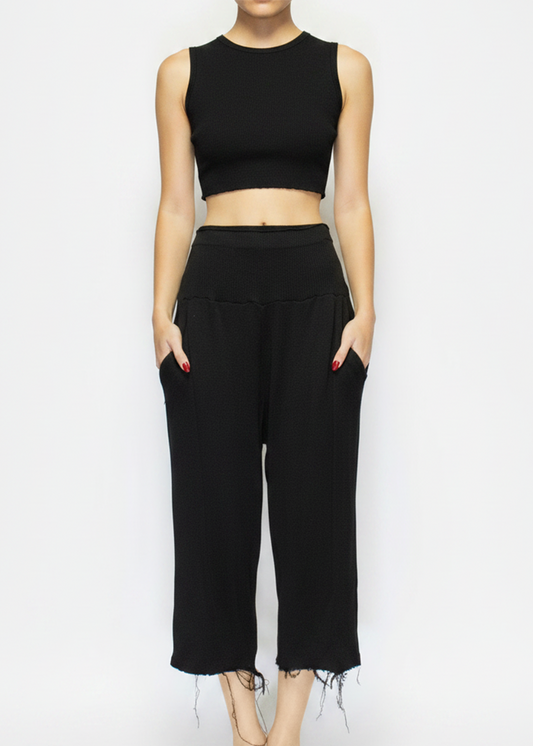 ARCHIVE 50022 - part pants black