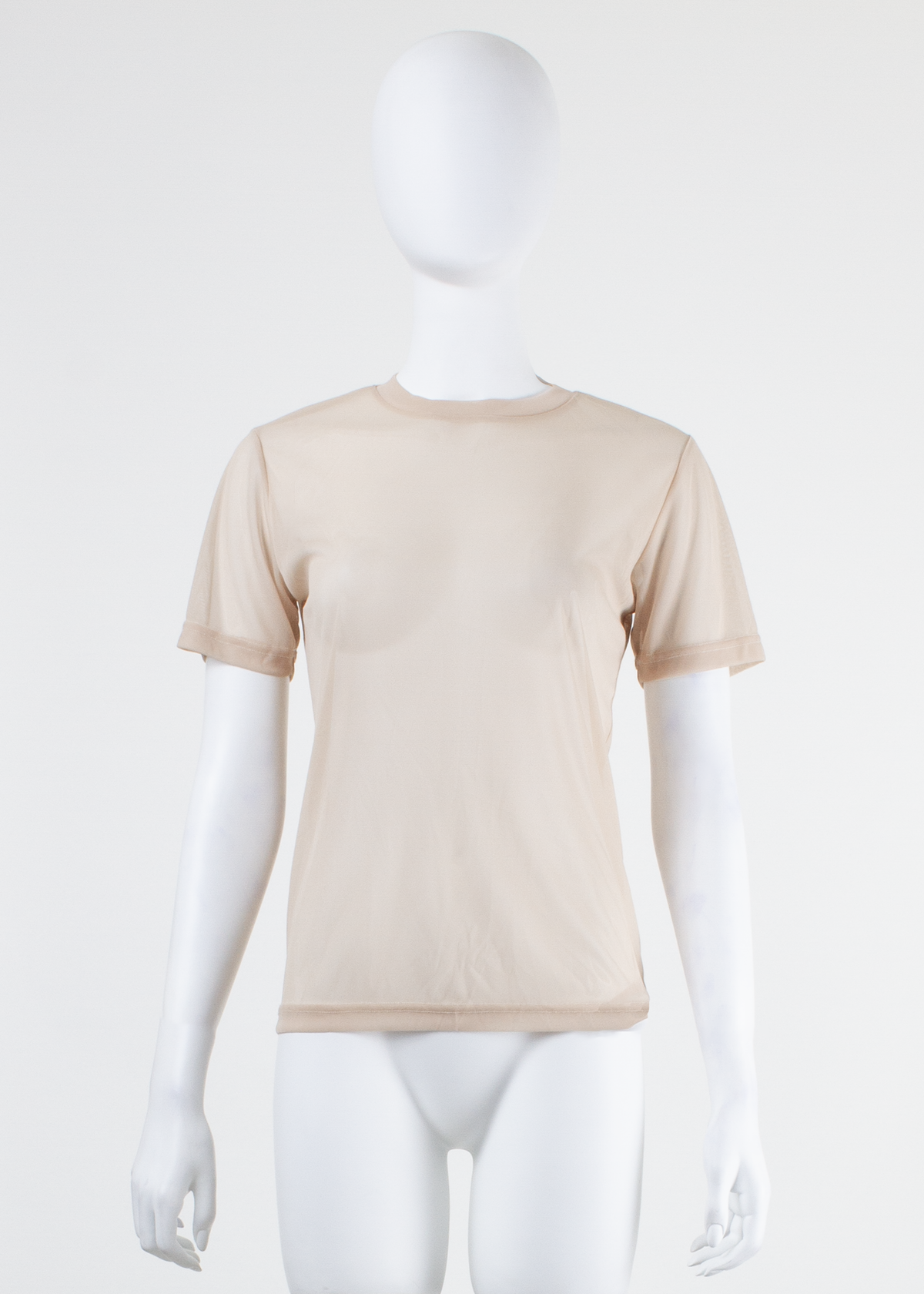 ARCHIVE 22020 - nude sheer tshirt