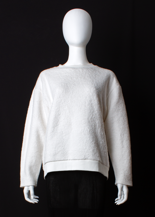 ARCHIVE 30120 - fuzzy white sweatshirt