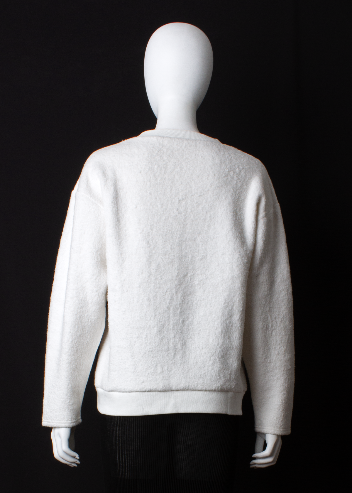 ARCHIVE 30120 - fuzzy white sweatshirt