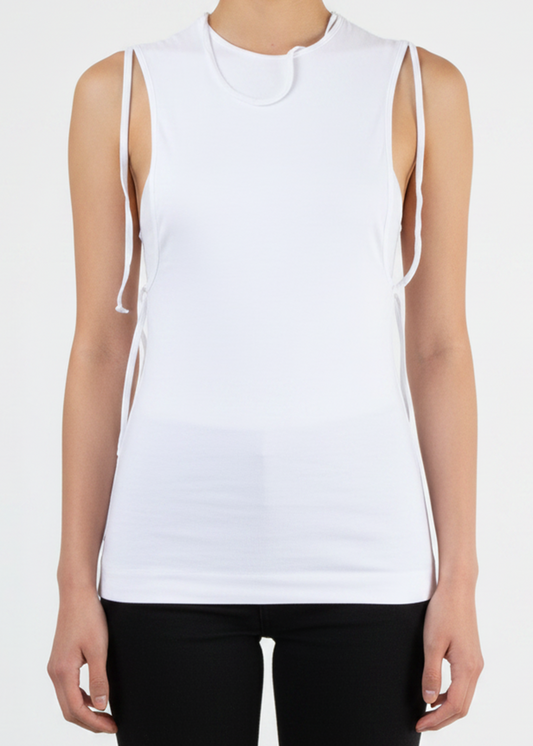 ARCHIVE 22051 - white rib tank
