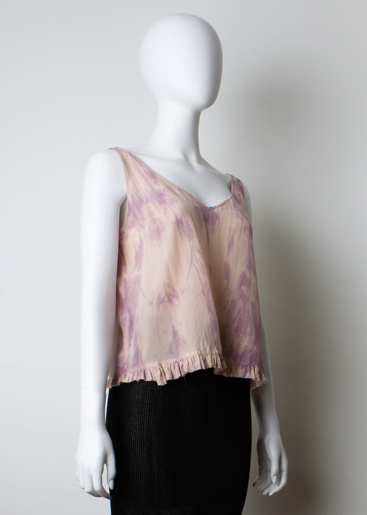 ARCHIVE 30144 - pink dyed silk tank top
