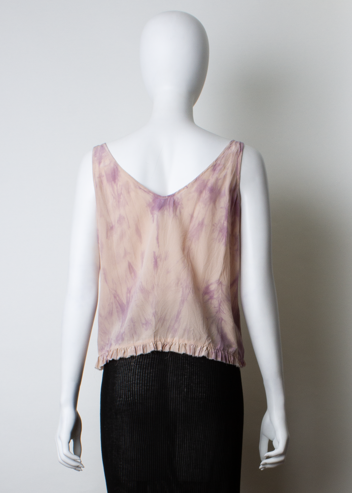 ARCHIVE 30144 - pink dyed silk tank top
