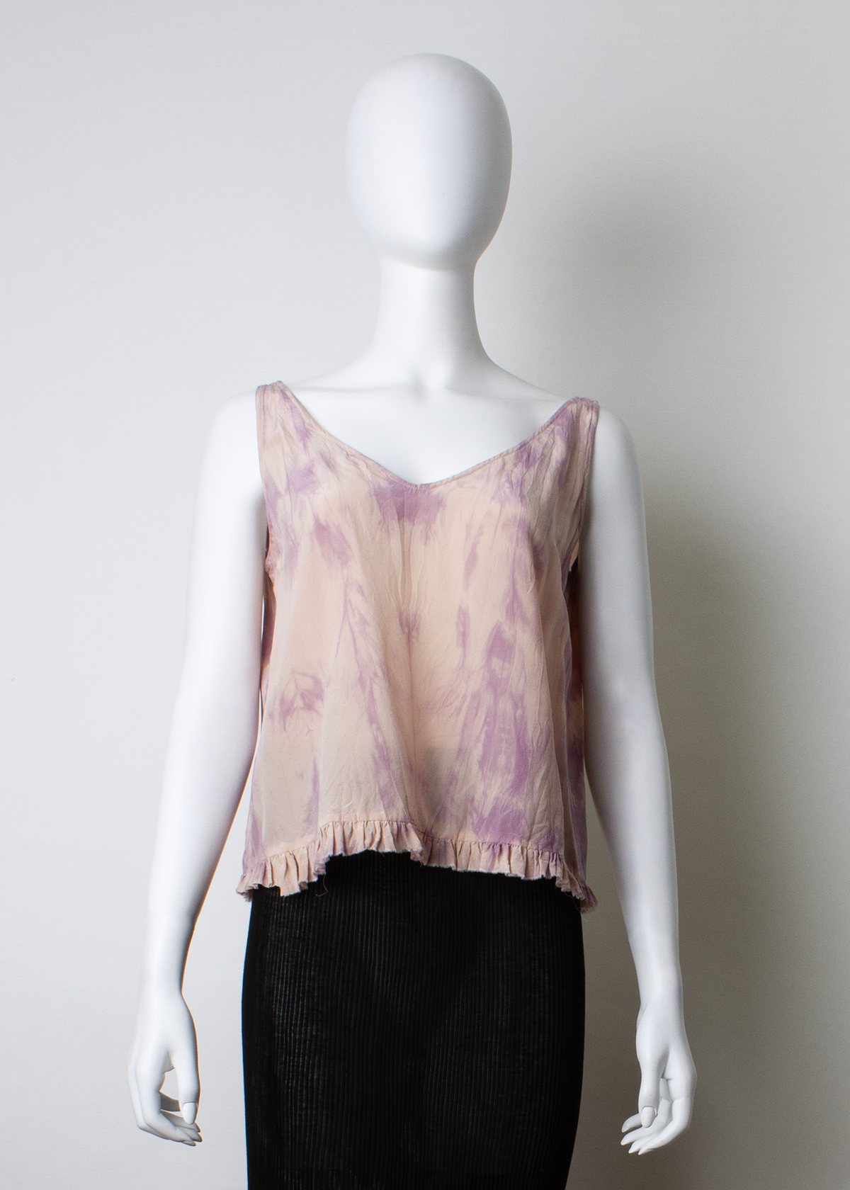 ARCHIVE 30144 - pink dyed silk tank top