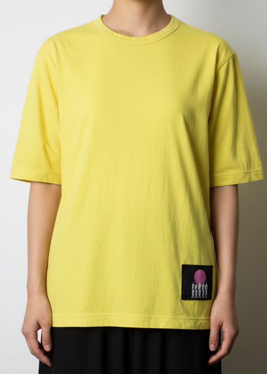 ARCHIVE 30161 - yellow t with patch