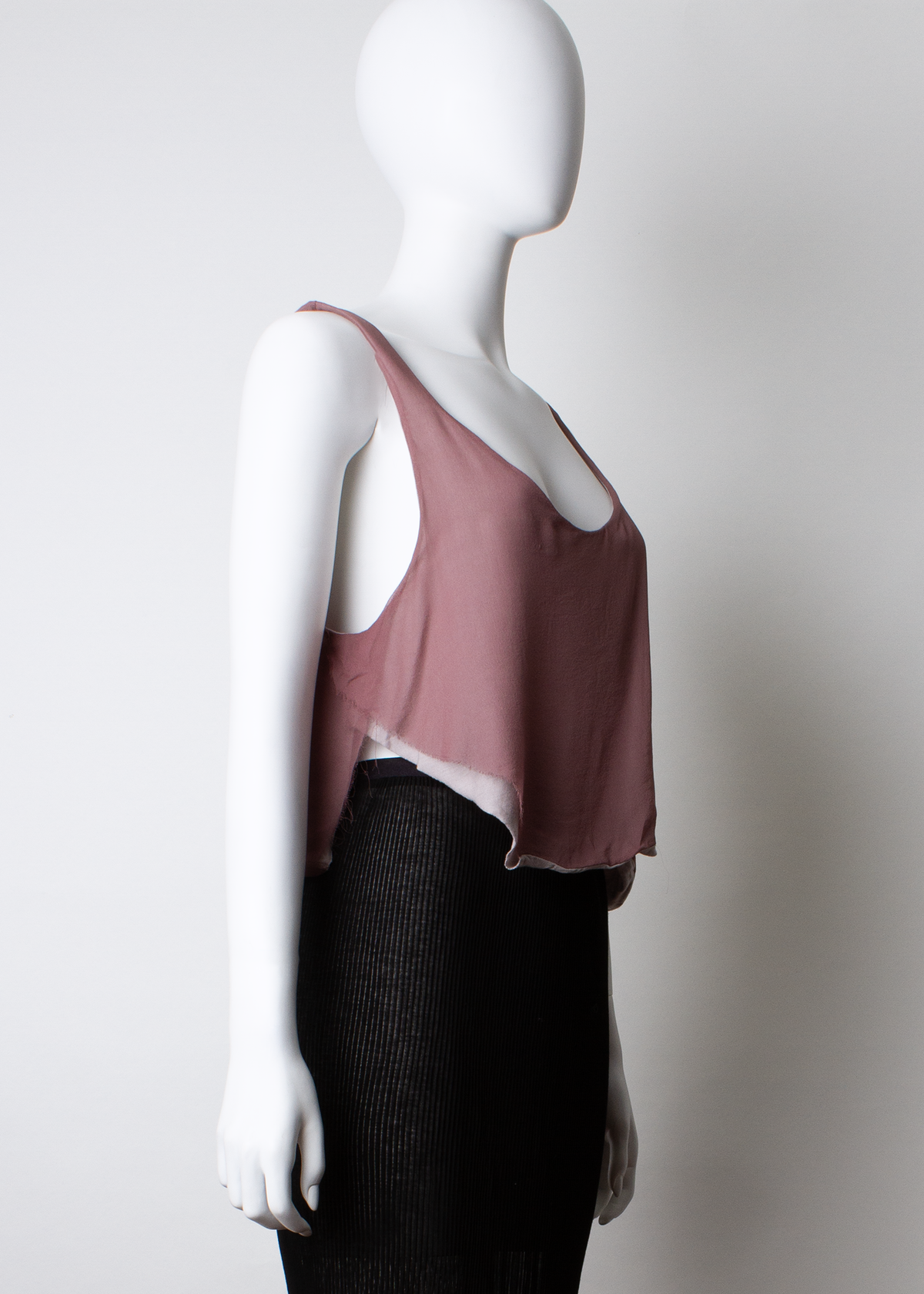 ARCHIVE 30166 - wine silk tank