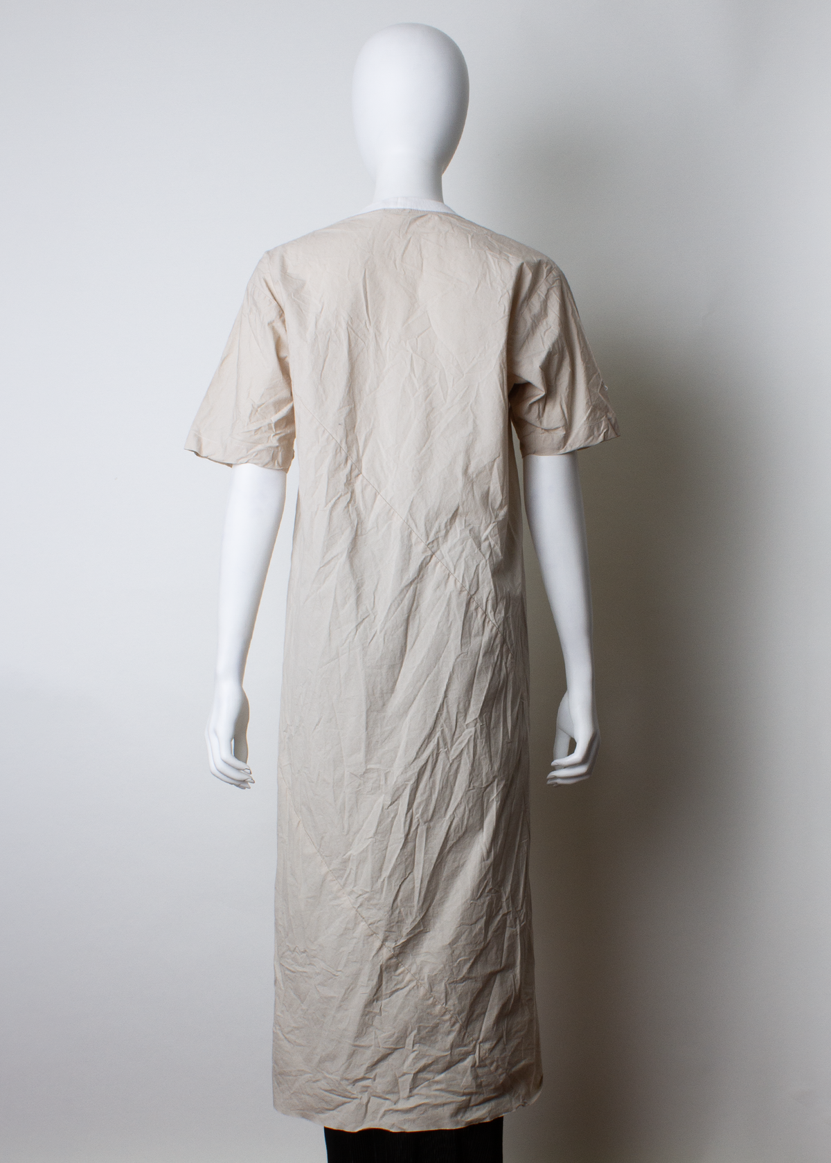 ARCHIVE 30169 - beige bias cut dress