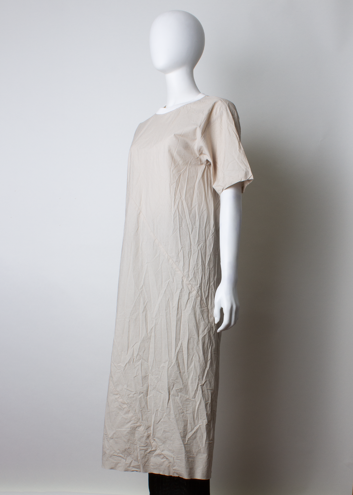 ARCHIVE 30169 - beige bias cut dress