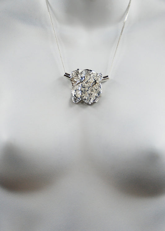 ARCHIVE 40097 - cube necklace silver