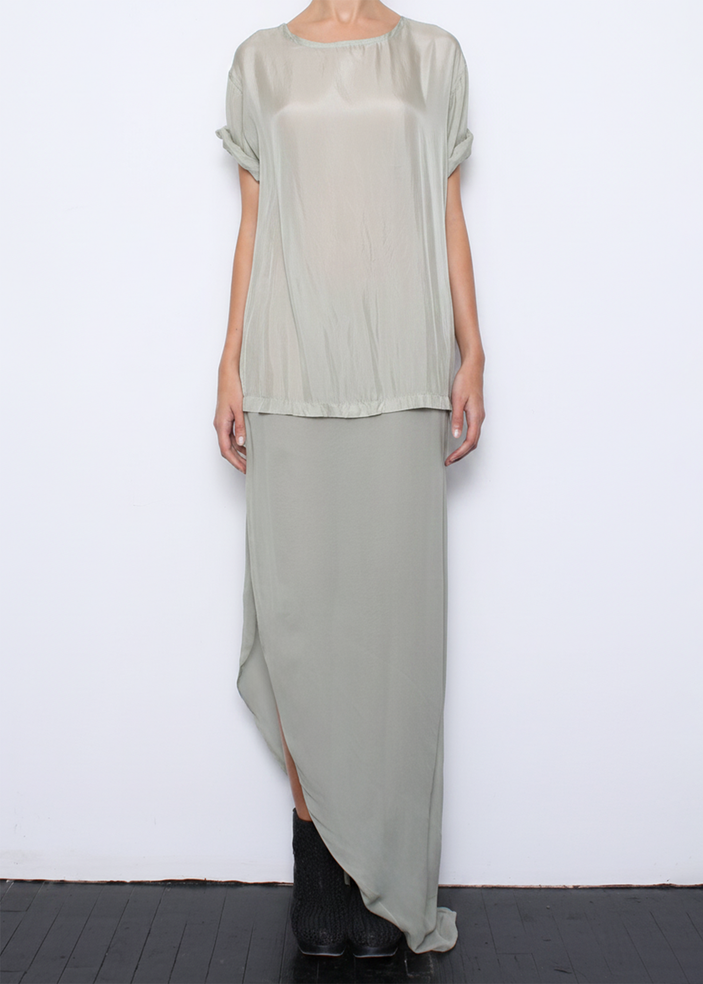 ARCHIVE 40019 - exhale dress sage