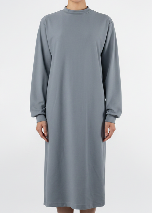 SECONDS leth tunic - grey