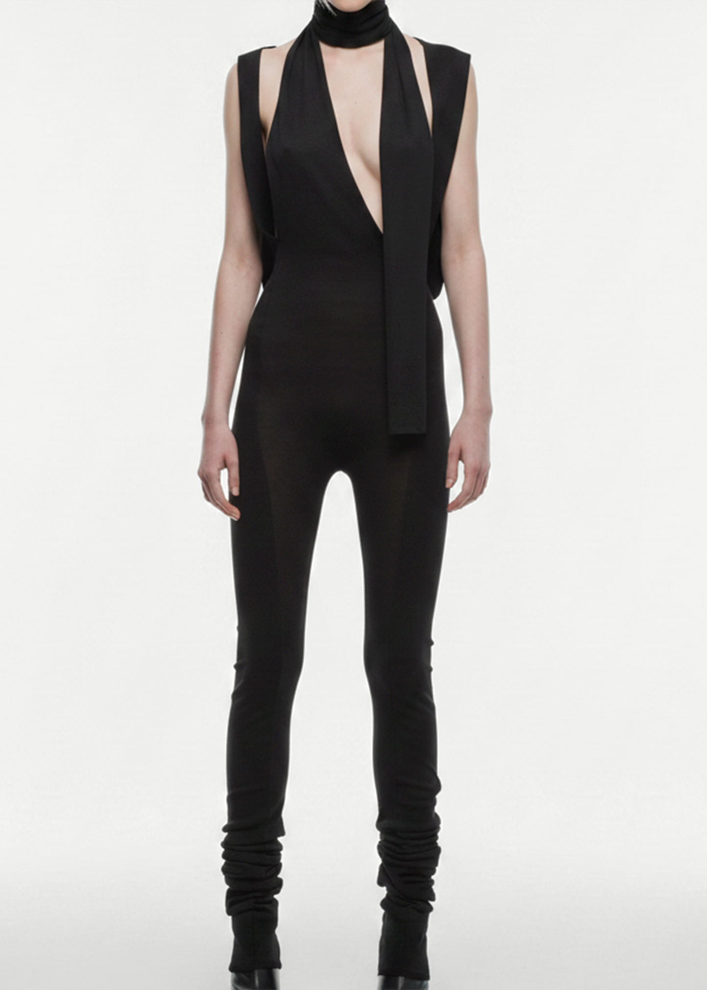 ARCHIVE 50000 - long line jumpsuit black