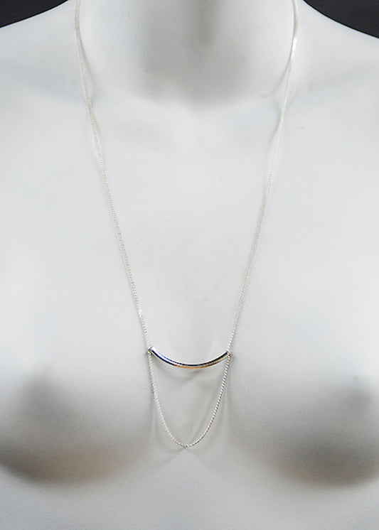 ARCHIVE 40092 - path necklace silver