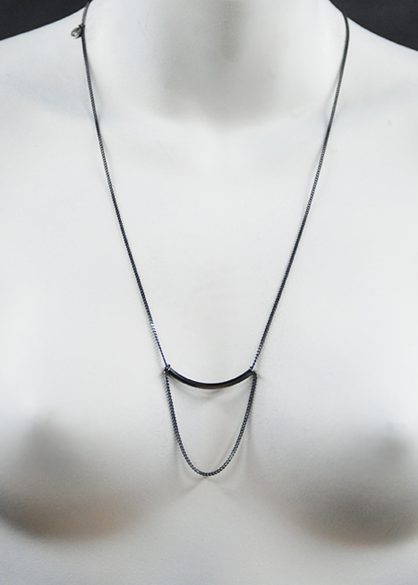 ARCHIVE 40093 - path necklace black