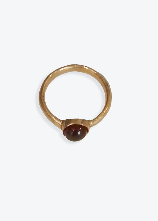 simple ring - garnet