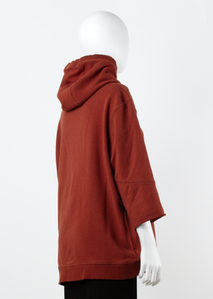 sedge hoodie - rust