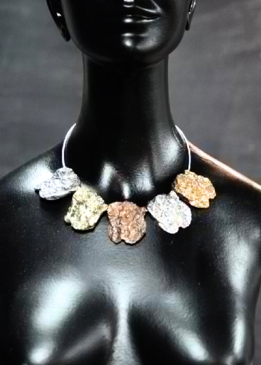 ARCHIVE 40102 - solar necklace silver brass bronze