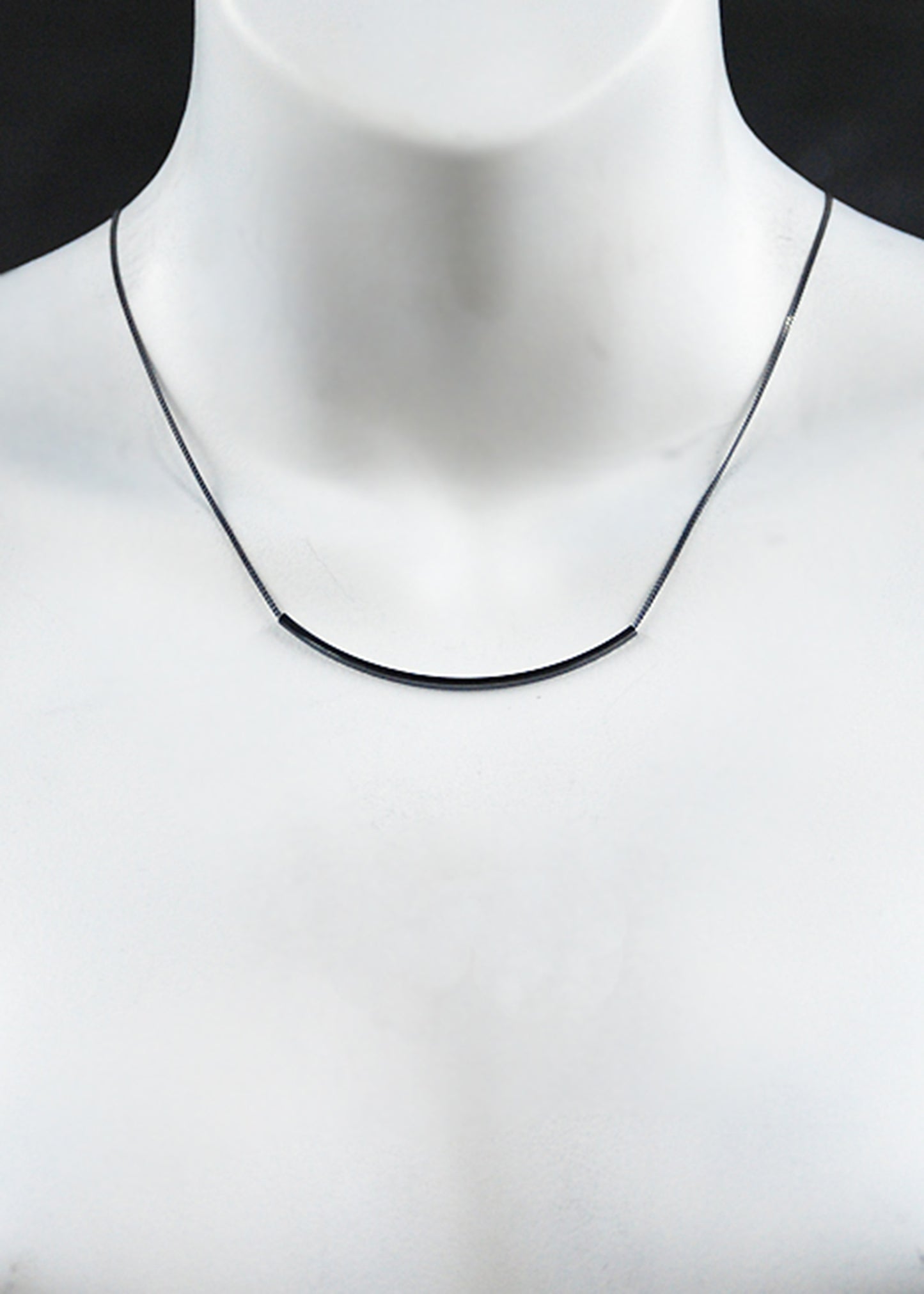 ARCHIVE 40105 - tunnel necklace black