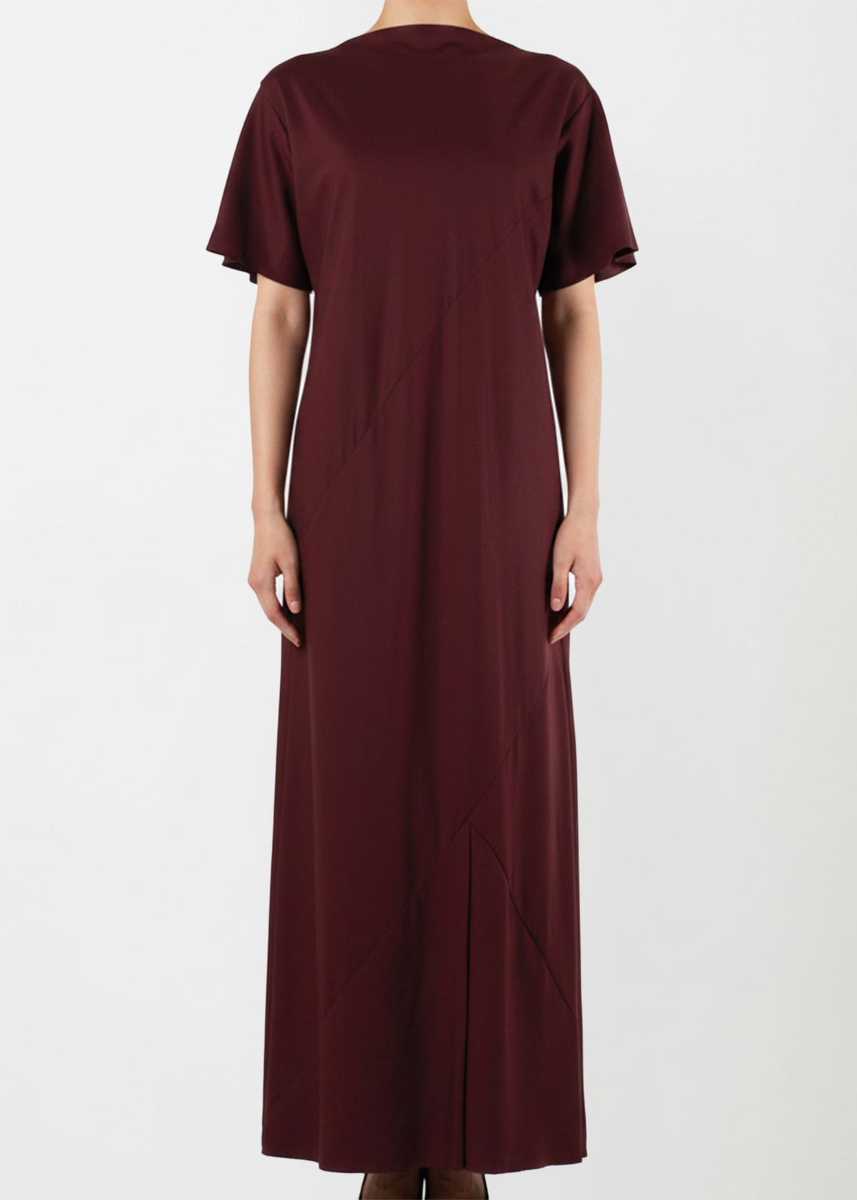 ARCHIVE whorl dress - wine
