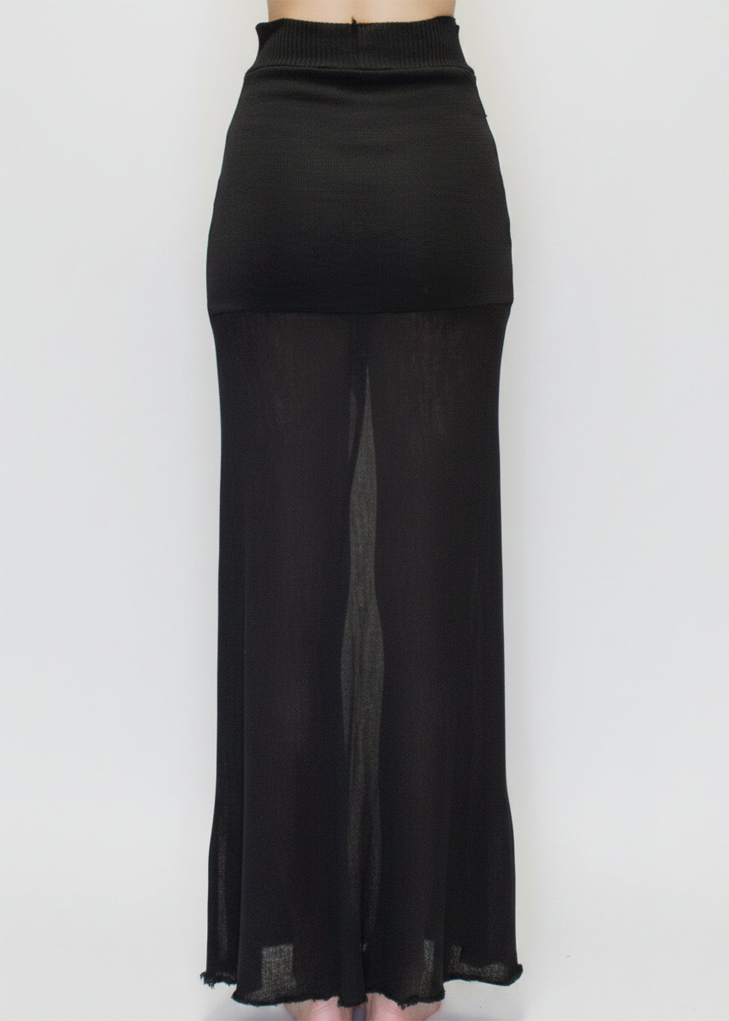 ARCHIVE 50028 - sweep skirt black