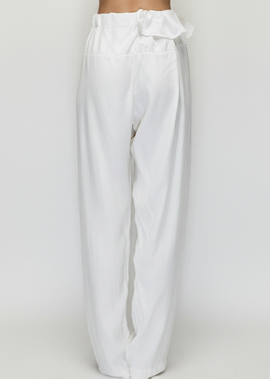 ARCHIVE 50043 - silk wrap pant ivory