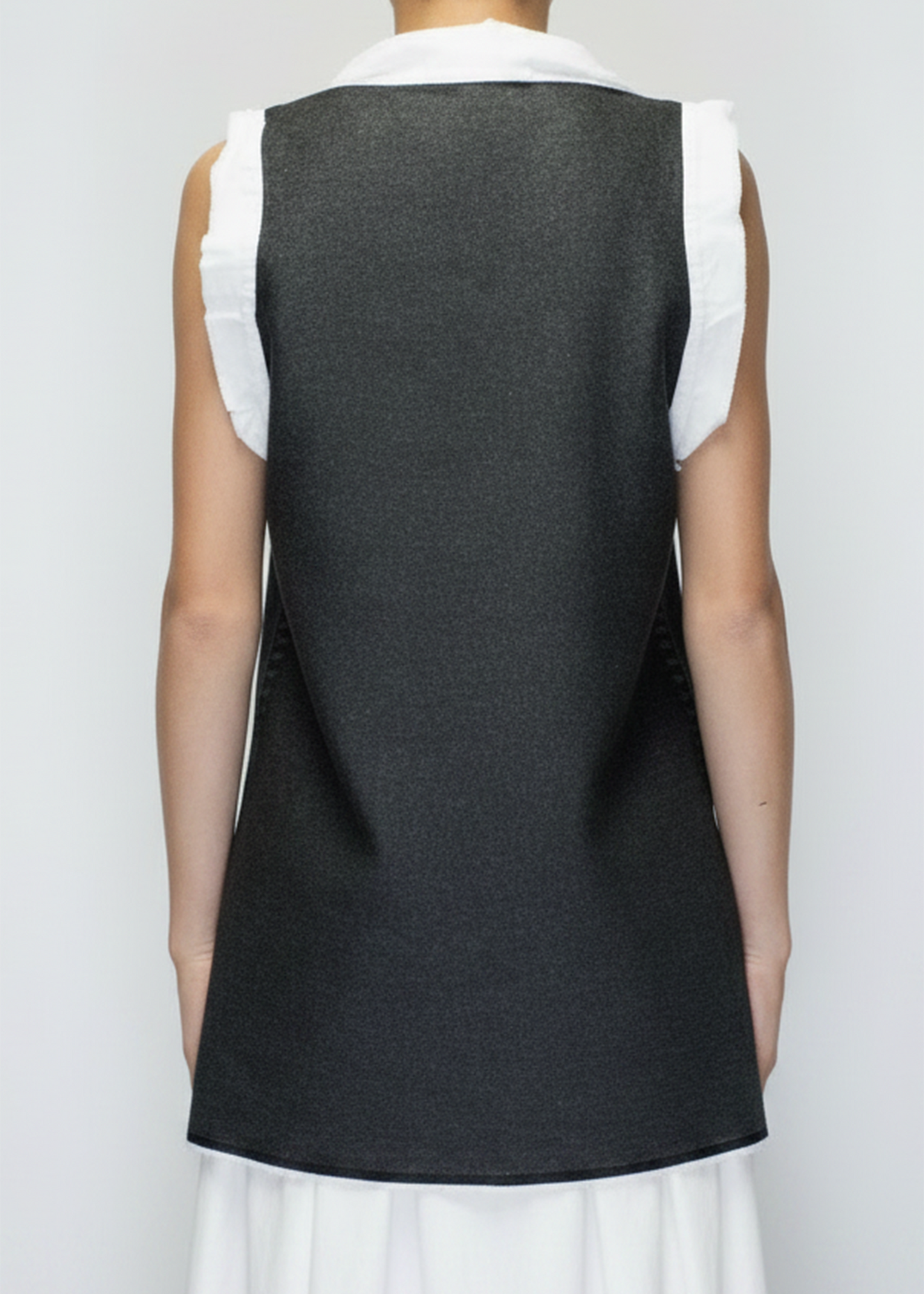 ARCHIVE 50055 - denim ruff tunic black