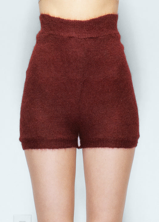 ARCHIVE 50051 - mohair shorties bordeaux