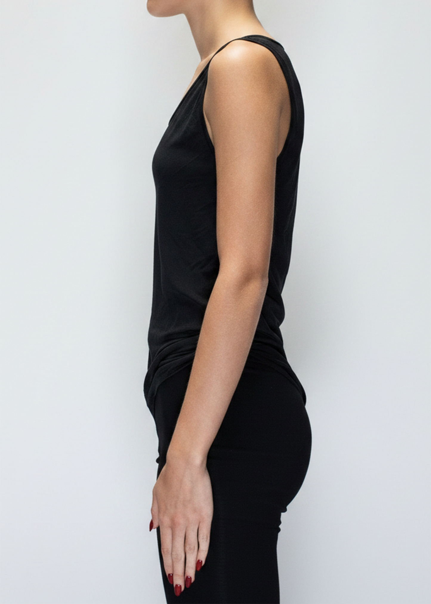 ARCHIVE 50065 - silk lock tank black