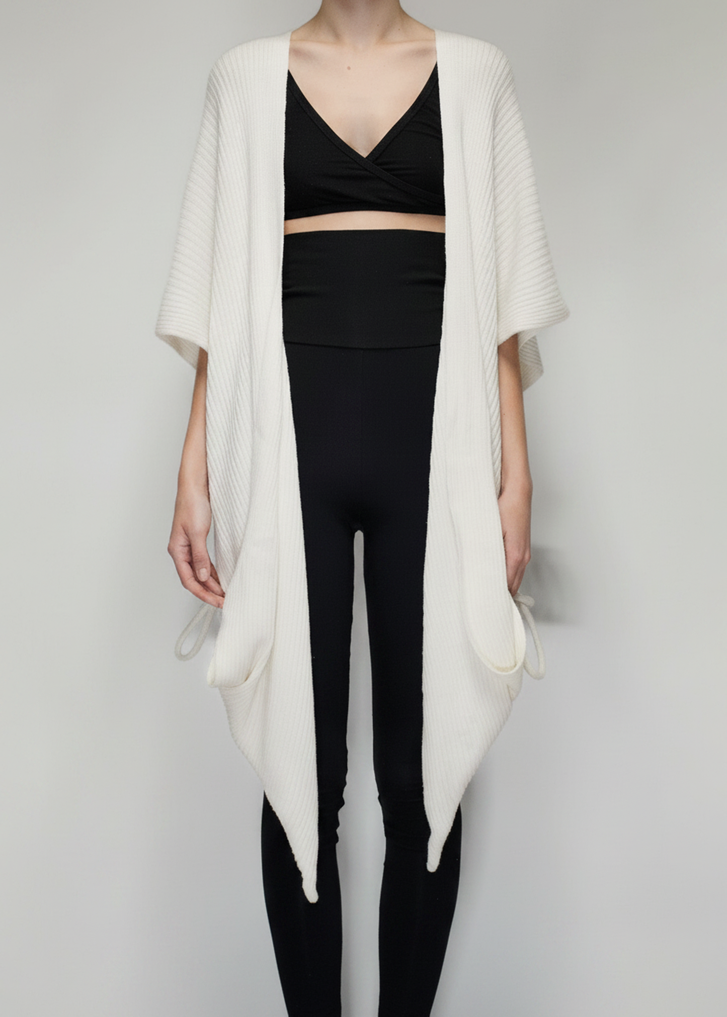 ARCHIVE 40121 - point pocket cardigan ivory