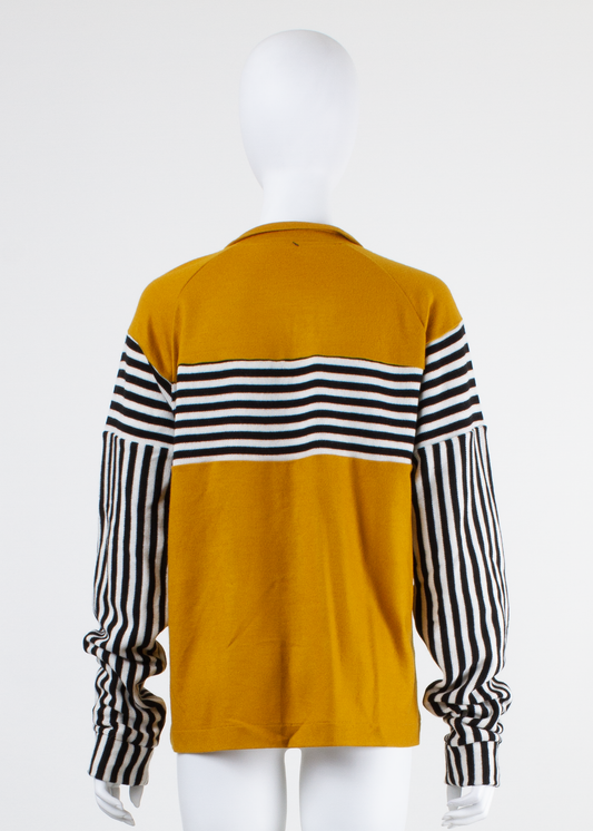 ARCHIVE 22017 - yellow wool track jacket