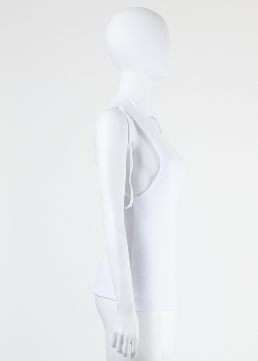 ARCHIVE 22051 - white rib tank