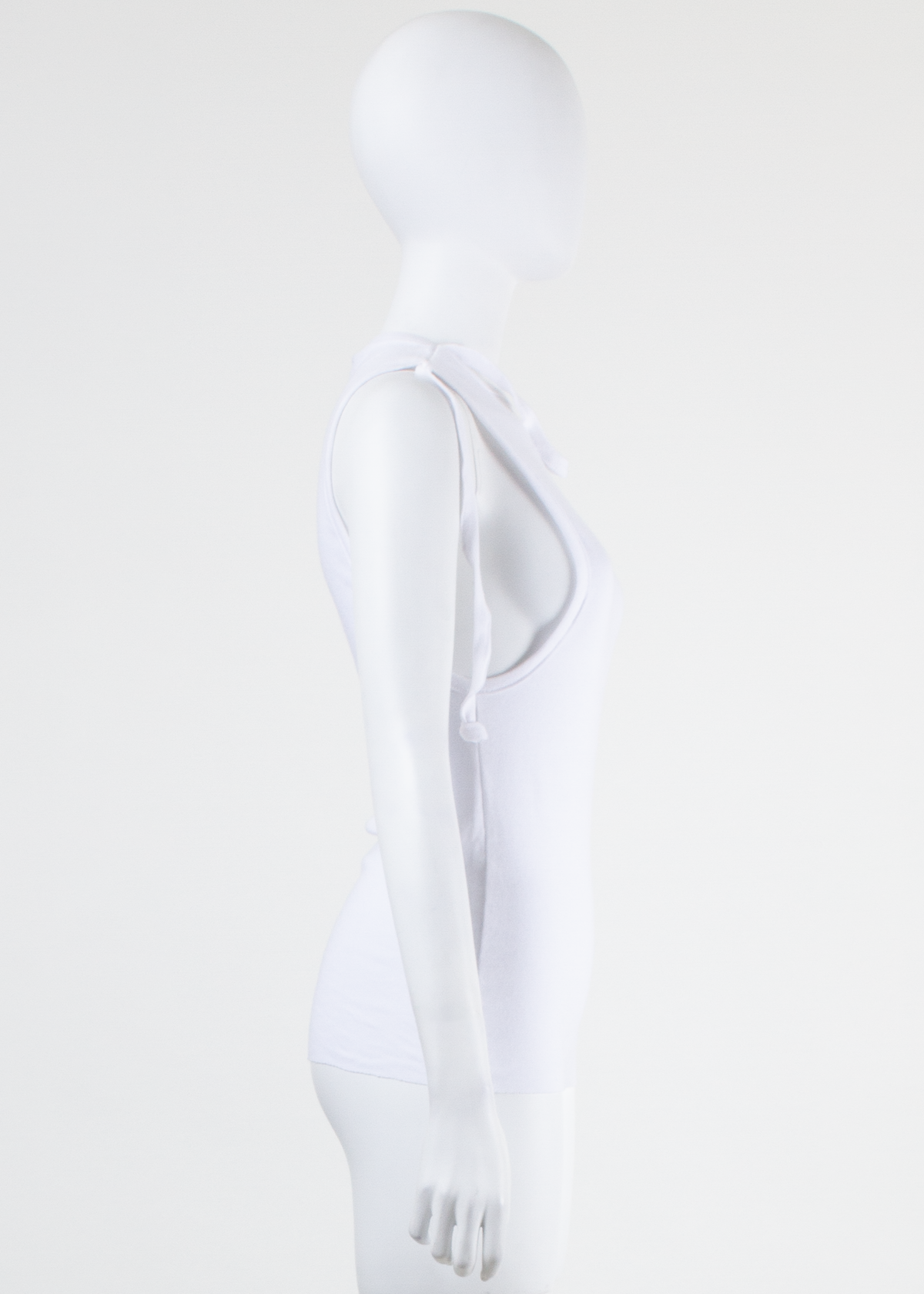 ARCHIVE 22053 - white rib tank top